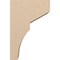 Ekena Millwork 6"W x 12"D x 18"H Classic Monterey Rough Cedar Woodgrain TimberThane Corbel, Primed Tan CORUR06X12X18MONRCPR - alternate 3
